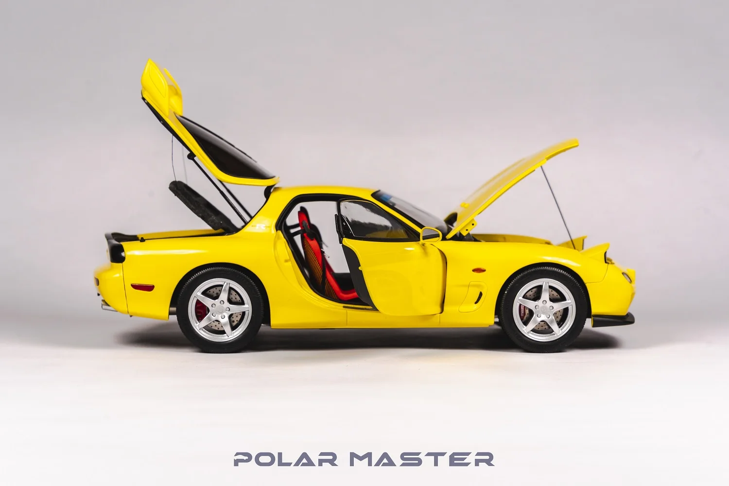 Diecast Car Model for Polar Master RX7 1:18 + SMALL GIFT