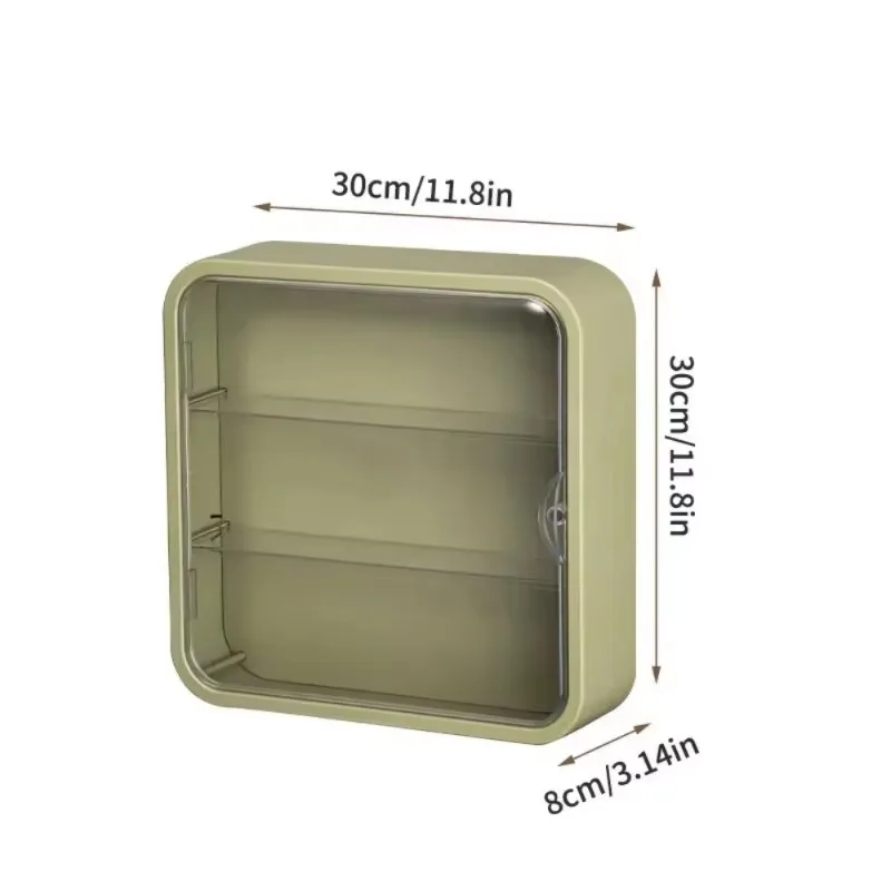 Clear Acrylic Display Case Wall Mounted Organizer for Collectible Figures Dolls Blind Box Storage Dustproof Transparent Cabinet storage box plastic storage box storage container
