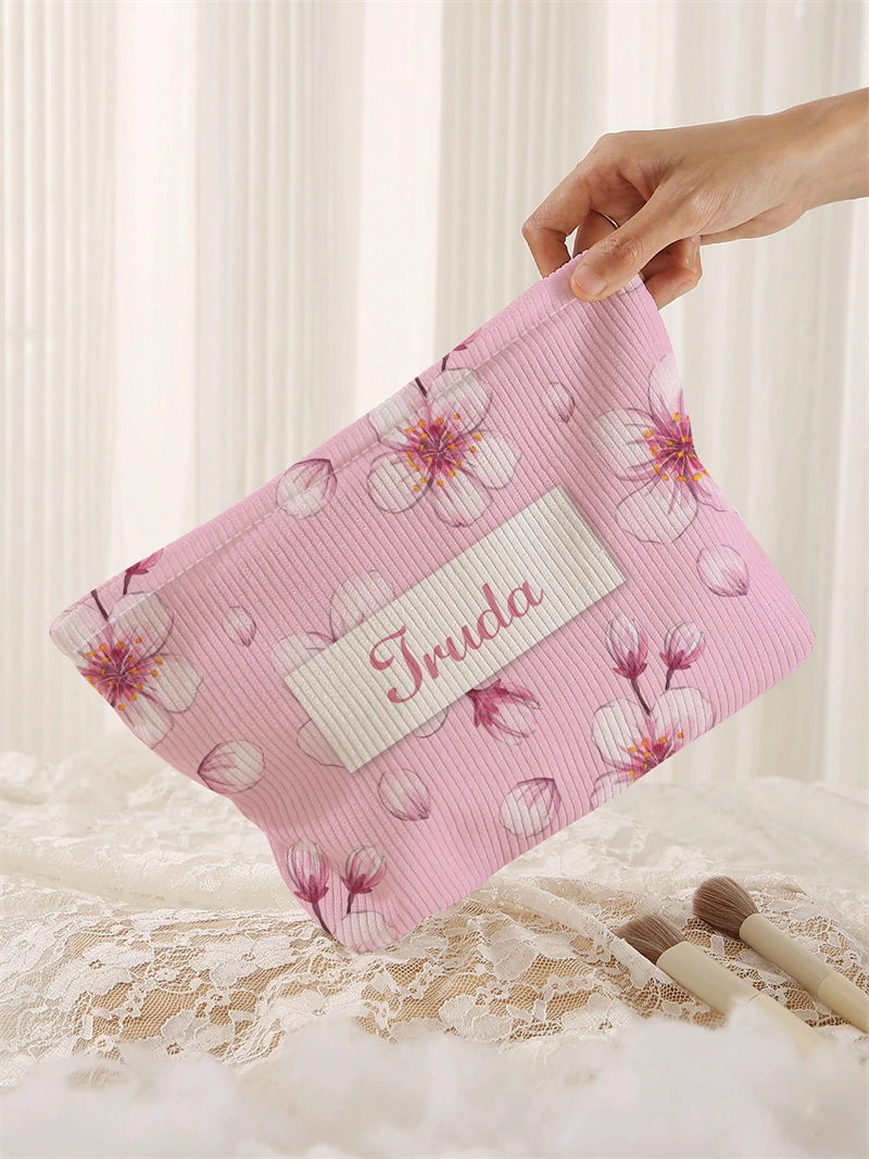 New women's makeup bag, customized photo makeup bag, zipper makeup bag, can be customized according to your unique design