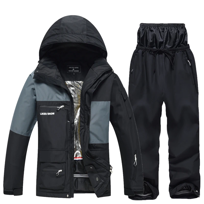 Agilidade Completa Do Inverno Roupa De Roupa Luvas Capa De Chaussure Capuz 1