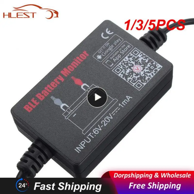 

1/3/5PCS Car Battery Monitor Tester Bluetooth 4.0 12v Real Time Short-circuit Protection Car Battery Tester For Android IOS