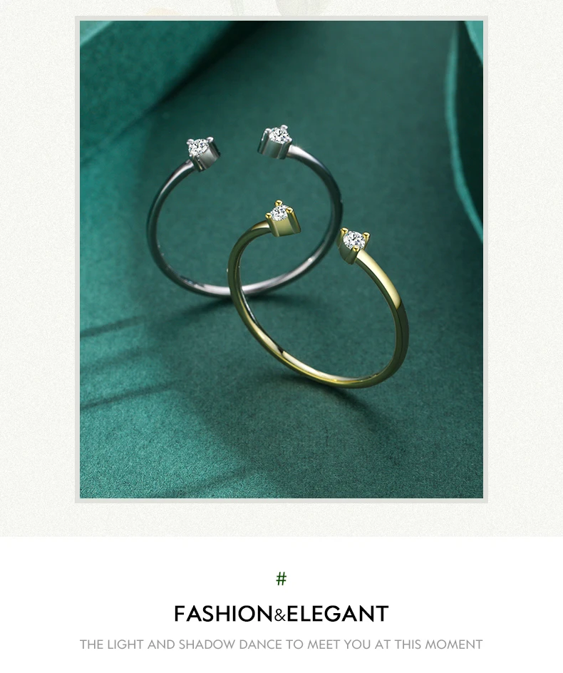 Modian 2022 New Real 925 Sterling Silver D Color Moissanite Finger Rings Trendy Adjustable Ring For Women Wedding Fine Jewelry Modian 2022 New Real 925 Sterling Silver D Color Moissanite Finger Rings Trendy Adjustable Ring For Women Wedding Fine Jewelry