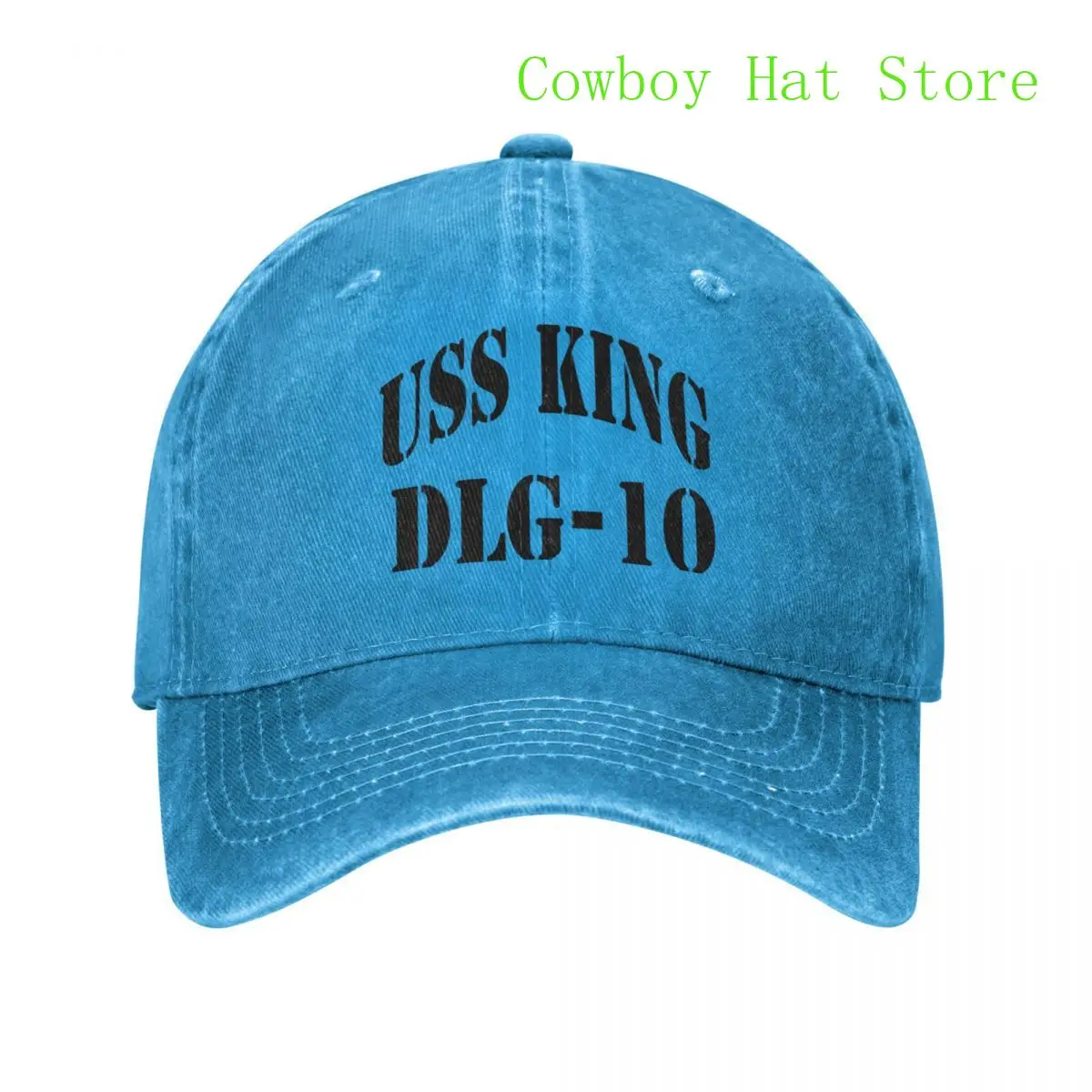 

Best USS KING (DLG-10) SHIP'S STORE Baseball Cap Luxury Cap Bobble Hat Hat Man Women'S