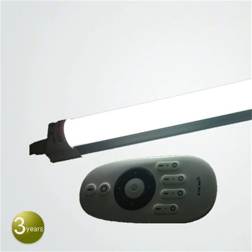 무선 Led 스마트 조명 T8 튜브, 2.4G, 리모컨 및 휴대폰 제어, 1200mm, 18W, 밀키 커버 포함, 3-5 년 보증