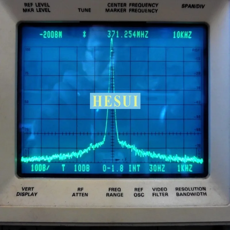 3-8dBm 371MHz 고정 주파수 신호 소스 포인트 주파수 신호 발생기 마이크로파 RF 활성 수정 발진기 모듈 보드