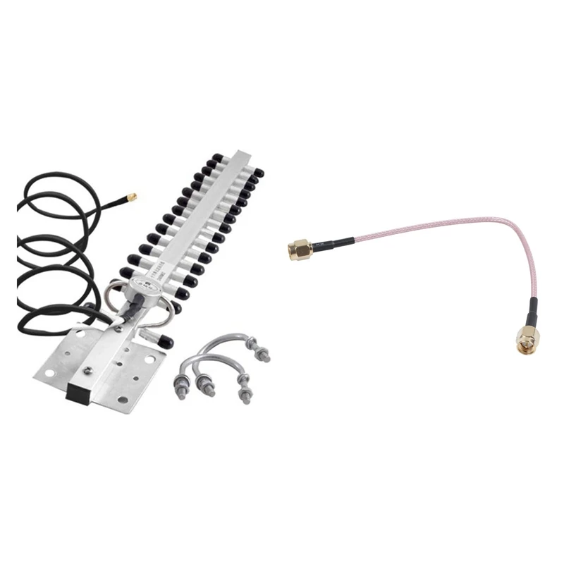 1 шт. 2 4 ГГц 16DBI-18DBI Yagi WLAN Wifi Omni беспроводная антенна и SMA штекер в | Мобильные