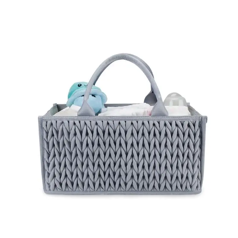 U13F 보육 필수 보관 케이스 기저귀 용 여행용 접이식 케이스 경량  기저귀 물티슈 보관 바구니