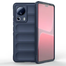 Shockproof Armor Phone Case with Ring Bracket and Bumper Protection for HM Note 13 Pro Plus (Sapphire)