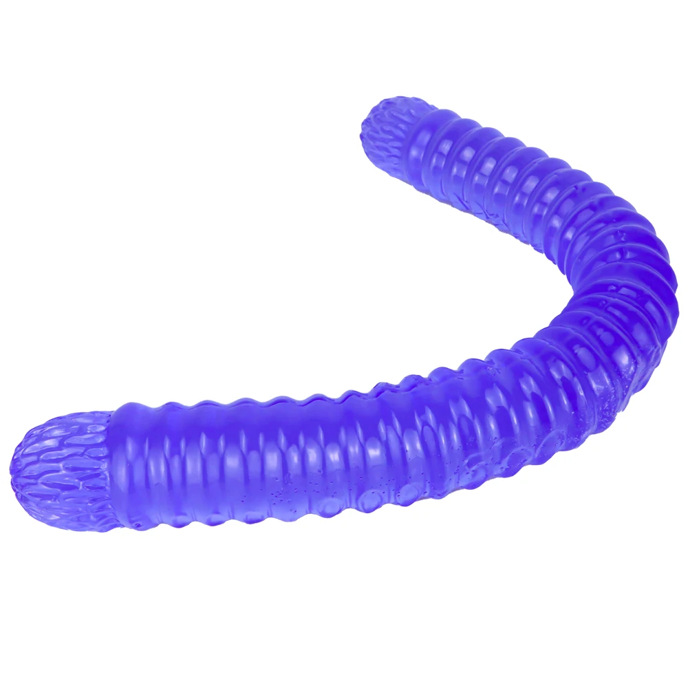 Godemichet Anal en Silicone à Double Tête de 56cm de Long, Jouets Sexuels pour Adulte, Dilatateur d'Anus, 7,0, pour Femme et Homme