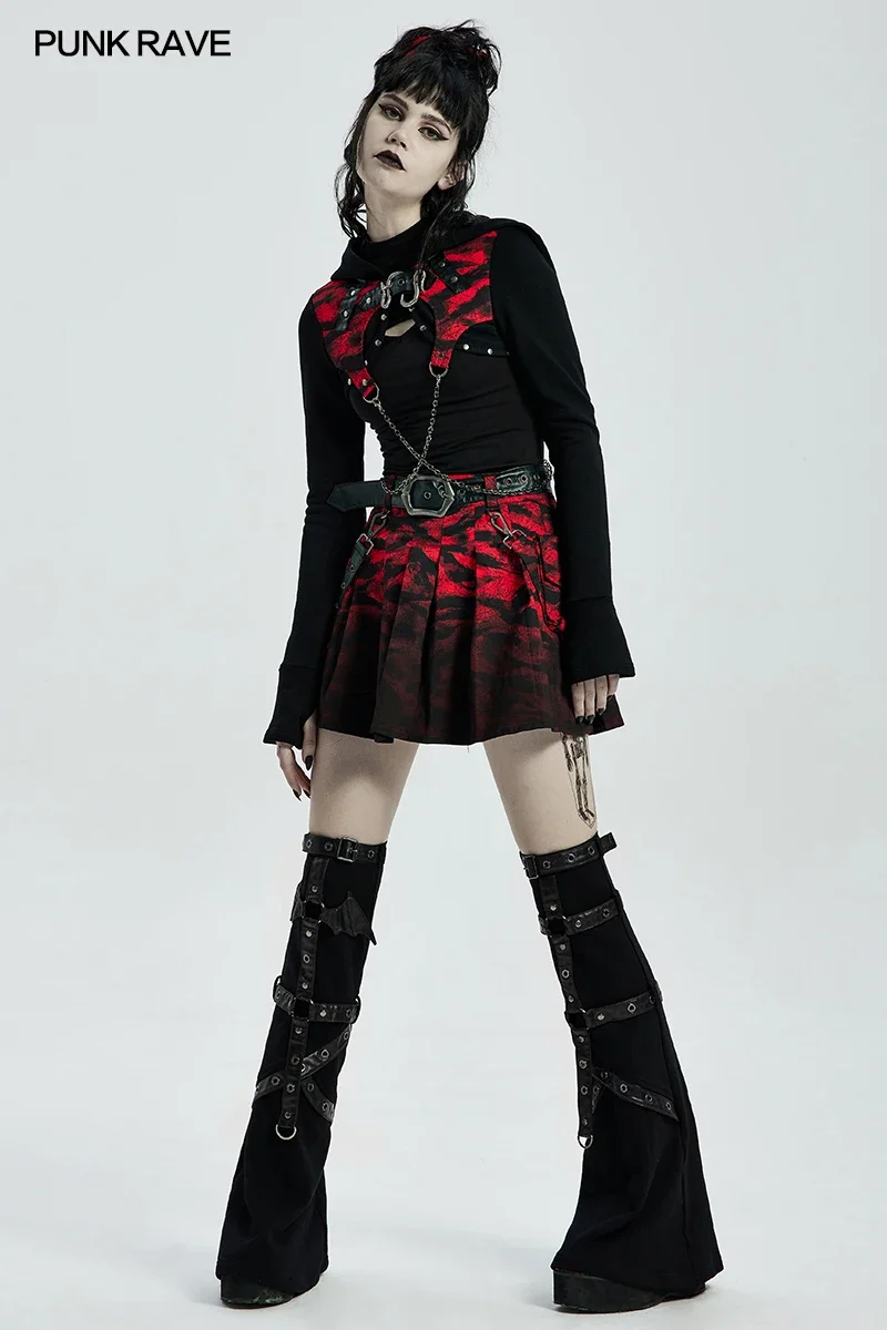 PUNK RAVE ブラックロングレッグウォーマー PUNK RAVE ブラックロングレッグウォーマー レディース パンク