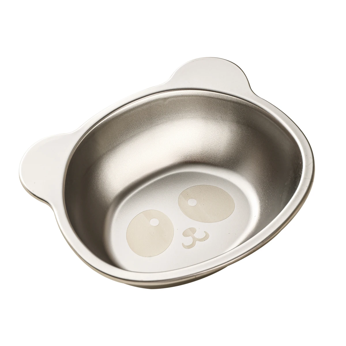 WORTHBUY Çocuk sevimli ayı kase 304 paslanmaz çelik yemek kasesi çocuk salata kasesi anaokulu gıda plaka mutfak besleme kasesi