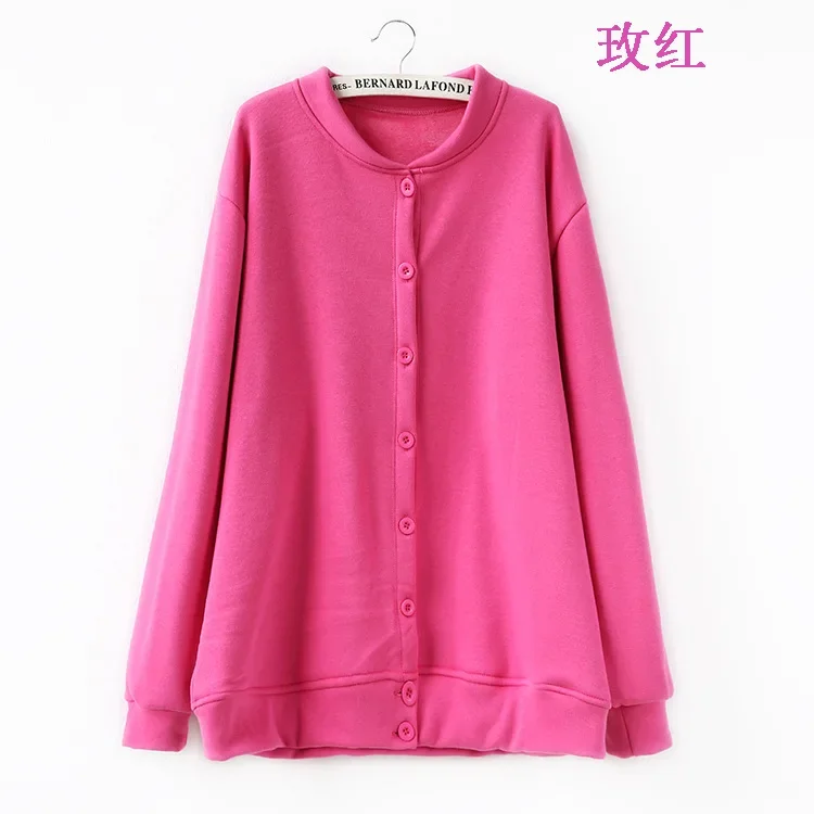 2021 Autumn Winter Plus Size Loose Hoodies Sweatshirts Coat New Women Extra Large Thicken Warm Velvet Pink Black 3XL-6XL