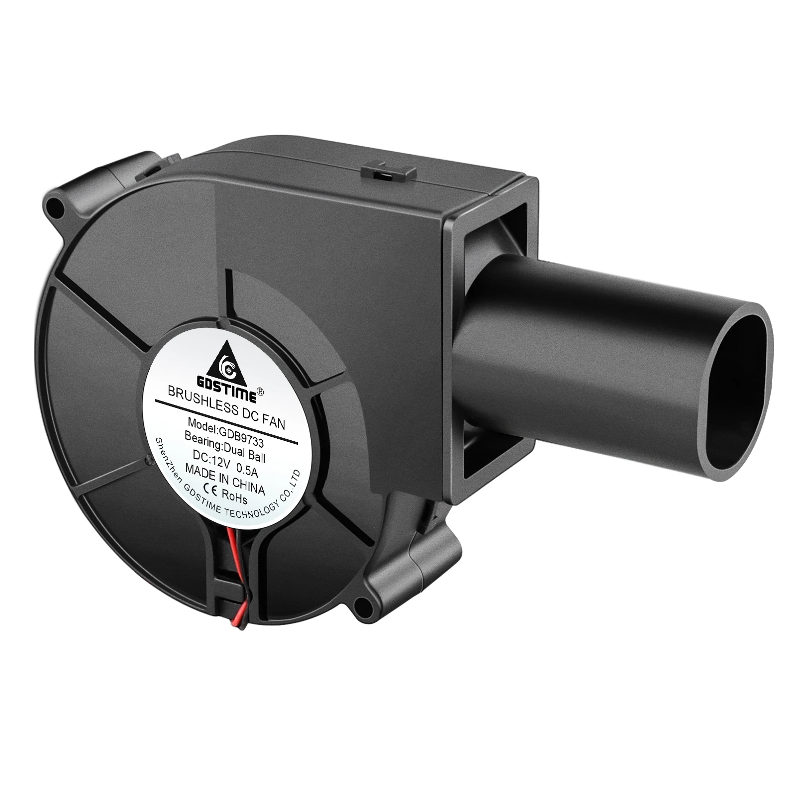 Gdestime-ventilador Centrífugo Portátil 9733 Grande Air Flow Ventilador com Adaptador Wild Camping Piquenique Fogão para Churrasco ao ar Livre 90 mm 9cm - Imagem 5