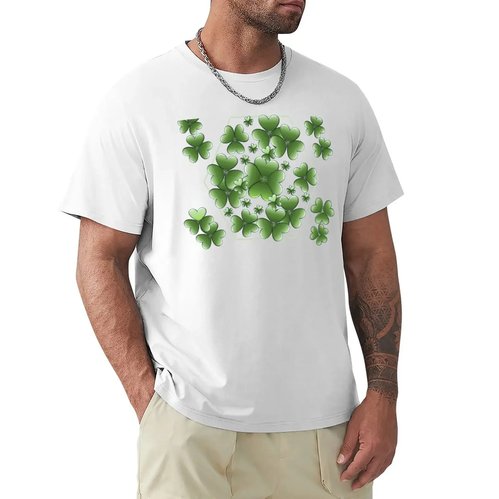 

Lucky Clover Kaleidoscope T-Shirt sublime t shirt t shirt man plus size t shirts Tee shirt mens champion shirts