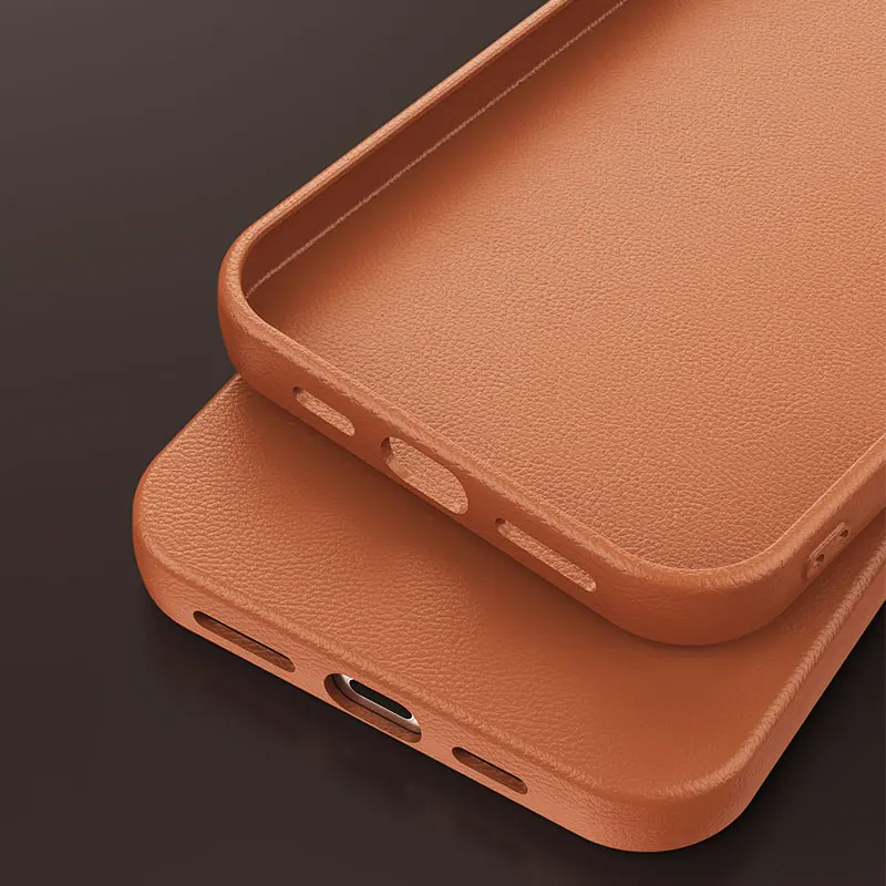 Desert Orange Brown Silicone Phone Case For iPhone 16 Pro Max 15 Plus 14 13 12 11 16Pro 15Pro 14Pro Matte Cover Accessories