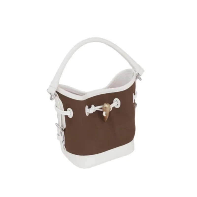 Fashion Linen Fabric Bucket Bag simple Style Crossbody Bag Handbag Women Shoulder Bag Luxury Designer Handbag bolsos 2025