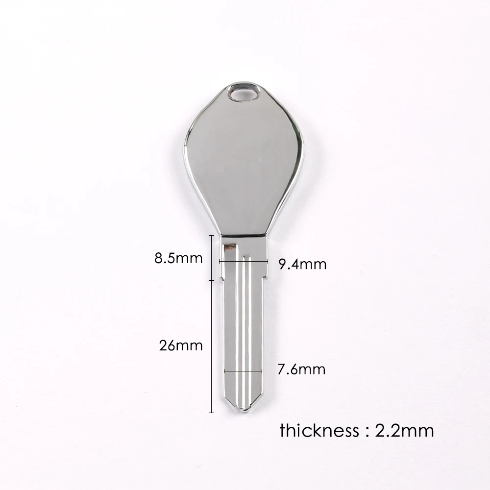 Left Slot-1 Piece Alloy Key Blanks for Motorcycle Harley Davidson X48 X72 XL883N/L/R.XL1200 Hardon Key Embryo(all-in-one-shaped)