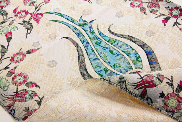 IQRAH Children's Exam-Tulip Patterned-Turquoise Color