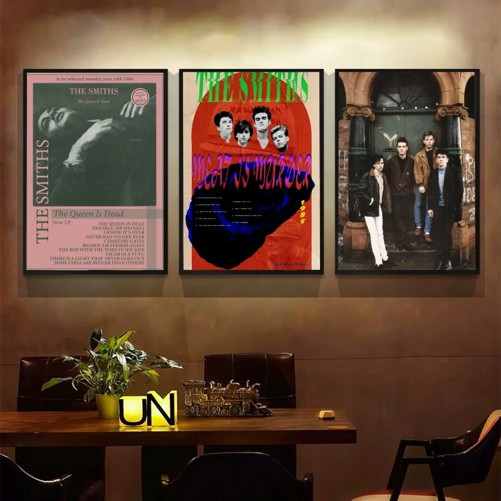 Rock Band The Smiths Classic Vintage Posters Vintage Room Home Bar Cafe Decor Nordic Home Decor