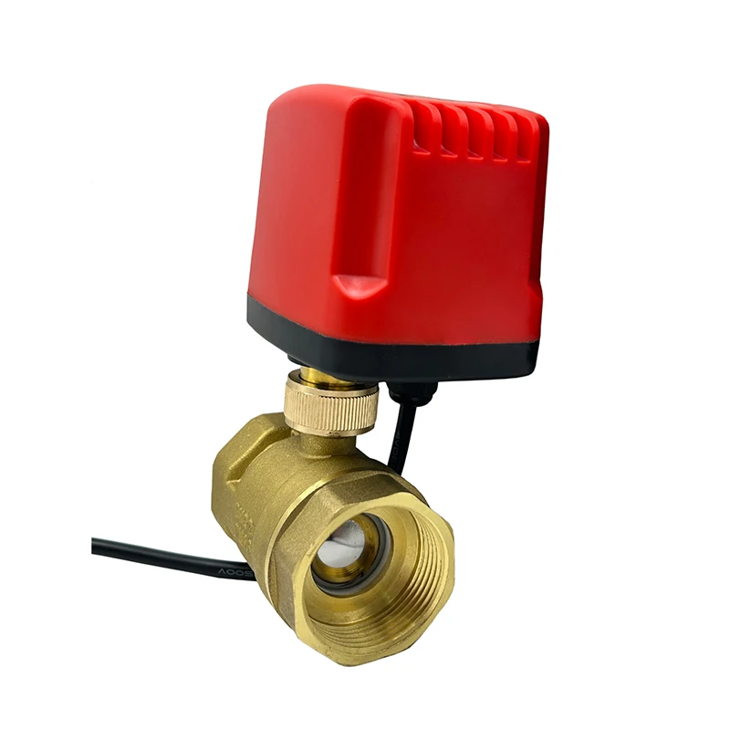 

1/2" 3/4" 1" 2" Electric Ball Valve Brass Thread Electric Ball Valve IP65 Waterpoof Motorized Ball Valve