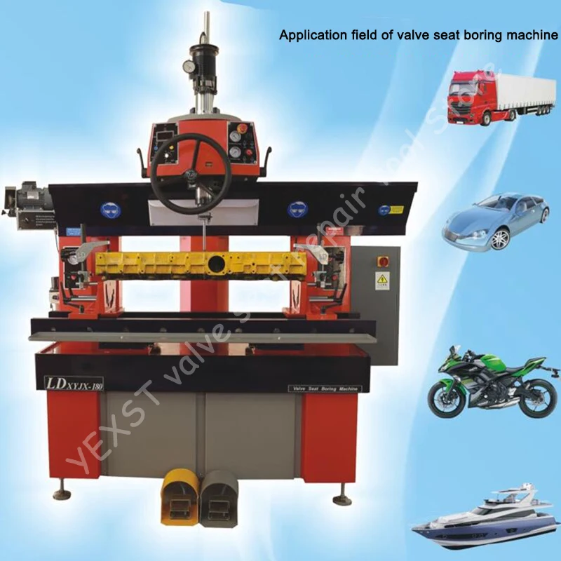 Valveseatboringmachineenginecylinderheadvalveseatholerepair