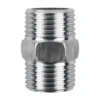 Shower Hose Extend Shower Connector For Extra Long-Hose Stainless Steel Shower Extender Universal 1/2" Male To Male Adaptor 3