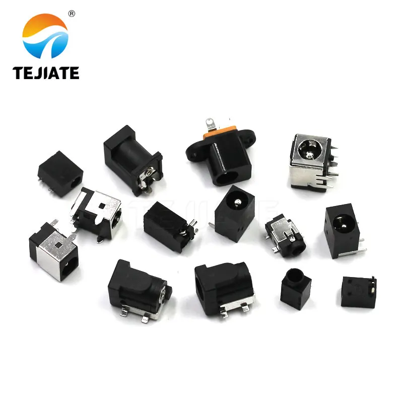 Гнездовой разъем питания постоянного тока, 10 шт., 5,5*2,1/2,5/3,5 мм 031A/003/050/044/023/007B