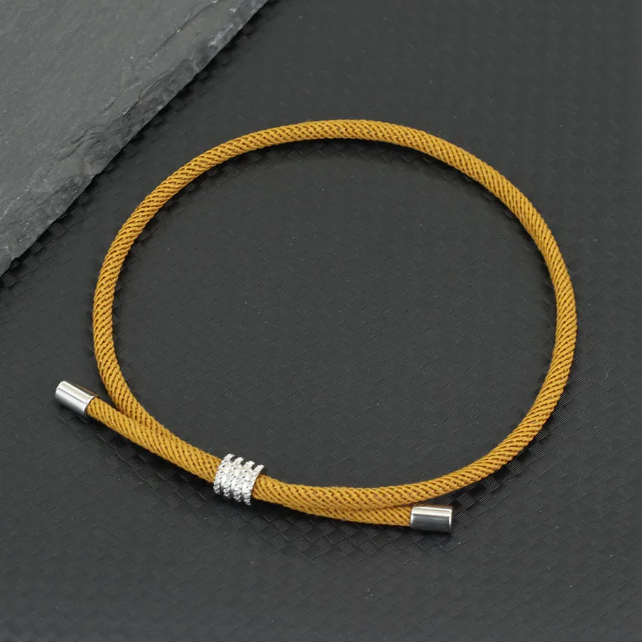 Stainless Steel Red Thread Bracelet for Men and Women