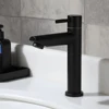 Stainless Steel Single Cold Water Sink Faucet Single Handle Bathroom Counter Basin Faucet Basin Sink Tap for Bathroom Kitchen 5