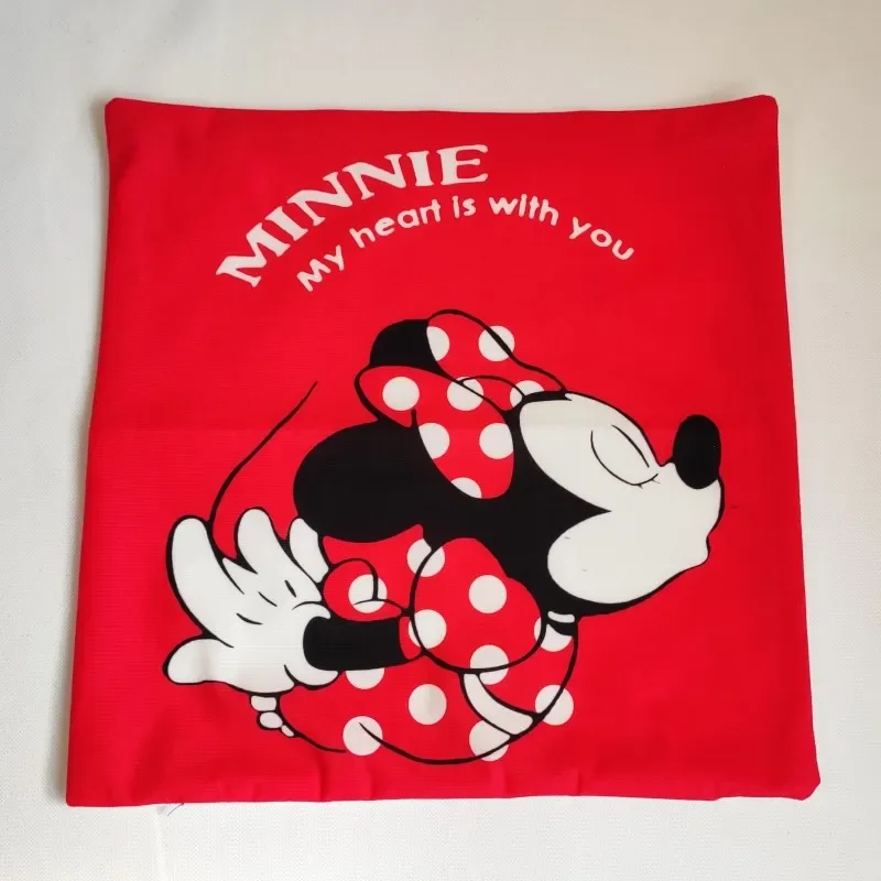 Anime Cartoon Mickey Minnie Mermaid Princess Decorative/Nap Pillow Cases Cover Pillowsham Cushion Cover for Baby Kids 45x45cm