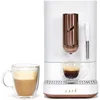 Automatic Espresso Machine & Milk Frother w/ Built In&Adjustable Espresso Bean Grinder,One-Touch Brew in 90 Seconds,Matte White 1
