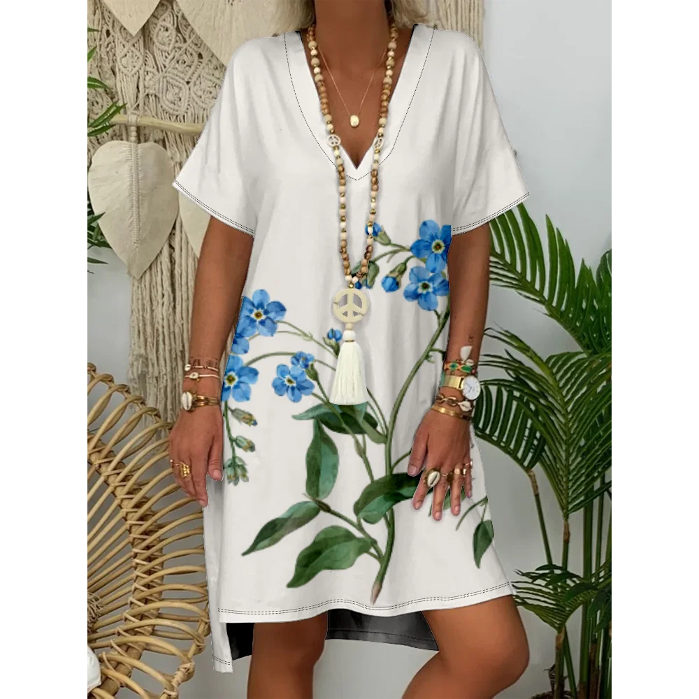 

Elegant Womens Dresses 3d Floral Dress Summer Dress 2024 Beach Sundress Simple Oversize Party Dresses Girl Outfits Vestido Robes