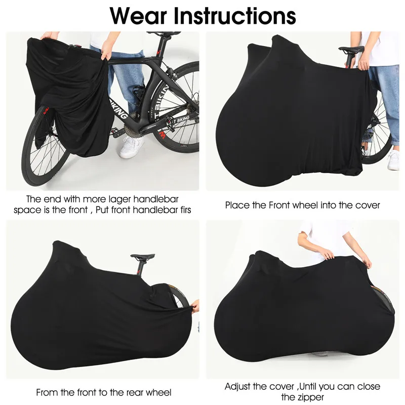 WEST BIKING Bicycle Protector Cover MTB Road Bicycle Full Protective Cover For 24-27.5Inch/700C Bike Scratch-proof Storage Bag
