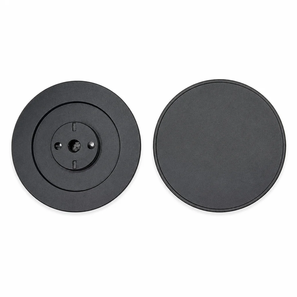 Premium Aluminum Alloy Magnetic Base with N50 Strong Magnet for Live Broadcast Phone Mounts