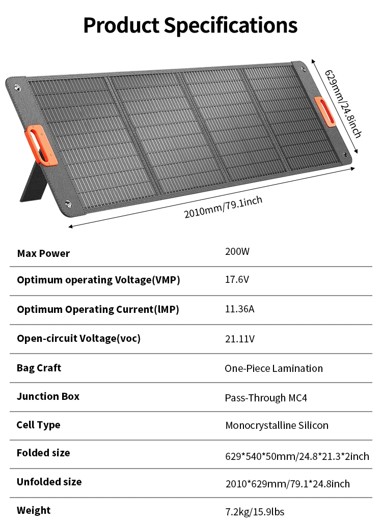 200w Solar Panel
