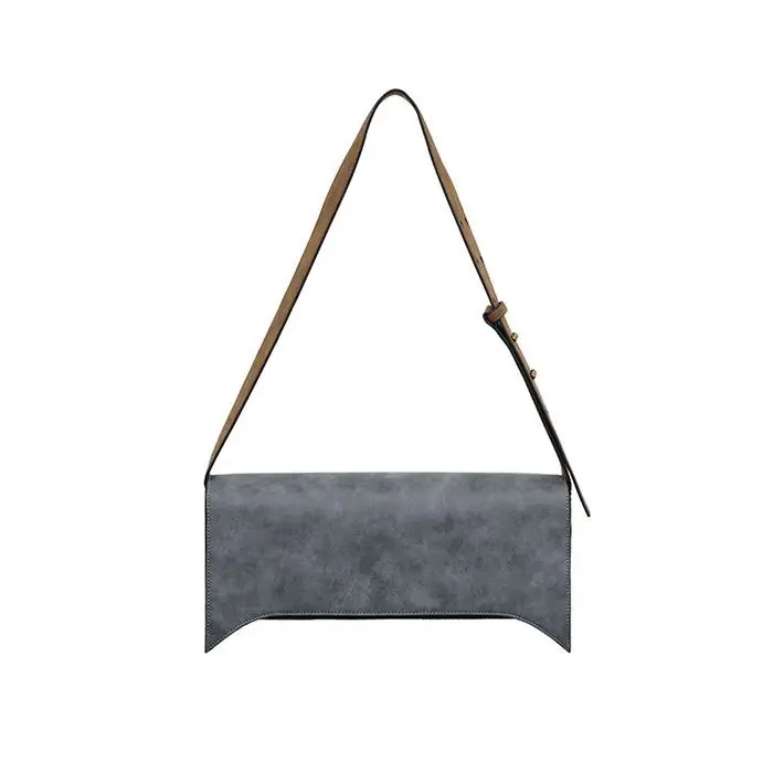 JIAERDI Vintage Grey Shoulder Bags Purse Women Retro Hot Girls Patchwork Casual Handbag Ladies Fashion Elegant Y2k Bag Bolsos