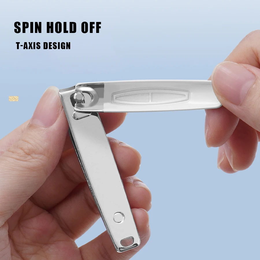 Manicure Set Stainless Steel Nail Clipper, Men/Women Nail Clippers Kit 3Pcs,Travel Manicure Grooming Kit Nail Clipper Set(White) 6