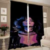 Home Interior Kitchen Curtains for Living Room 2 Pieces Blackout Curtains Door Curtain Sexy Girls Bedroom Decoration Partition 2