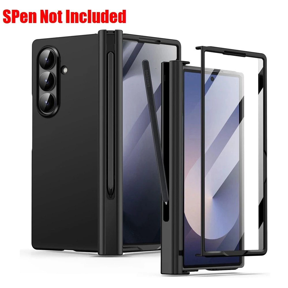 Enhanced Protective Case with S Pen Holder and Screen Protector