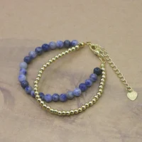 Lovely Fashion Natural Stone Bead Bracelet Baby Girls Lobster Clasp Accessories Girls Yoga Christmas Wedding Gift Jewelry Charm - Image 2