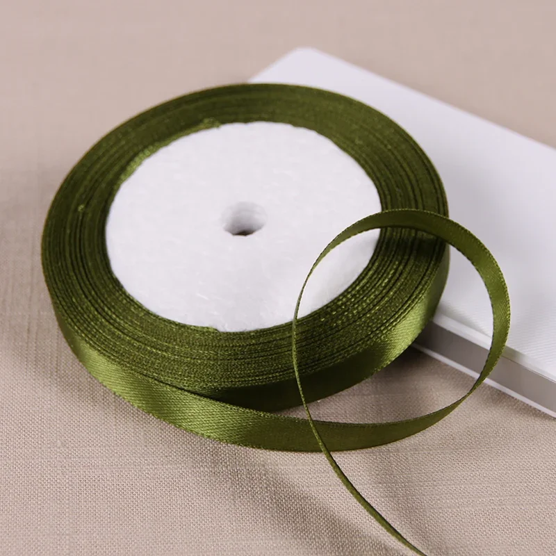 10mm Satin Ribbon - Crafting and Decorative Supplies (25 Yards)