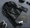 Fashion Leather Jacket Women Turn Down Collar Short Coat Zipper Long Sleeve New In Jackets 2024 Chic Streetwear Motorcycle Tops 5