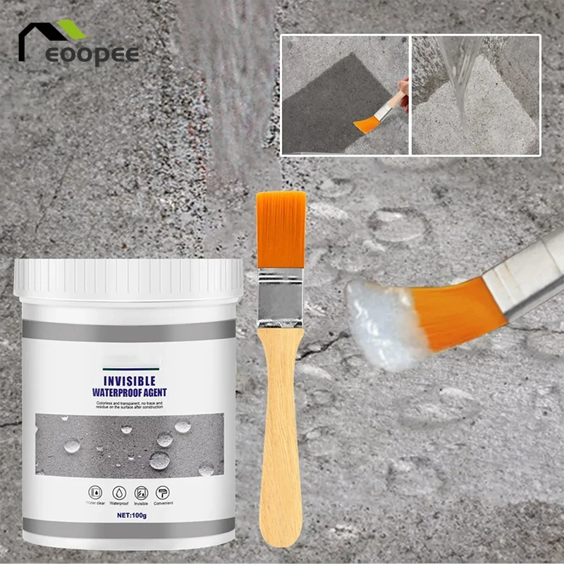 Resistente à Água Cola Invisível Forte Banheiro Cozinha Pintura Forte Impermeável Selante 30g 100g 300g