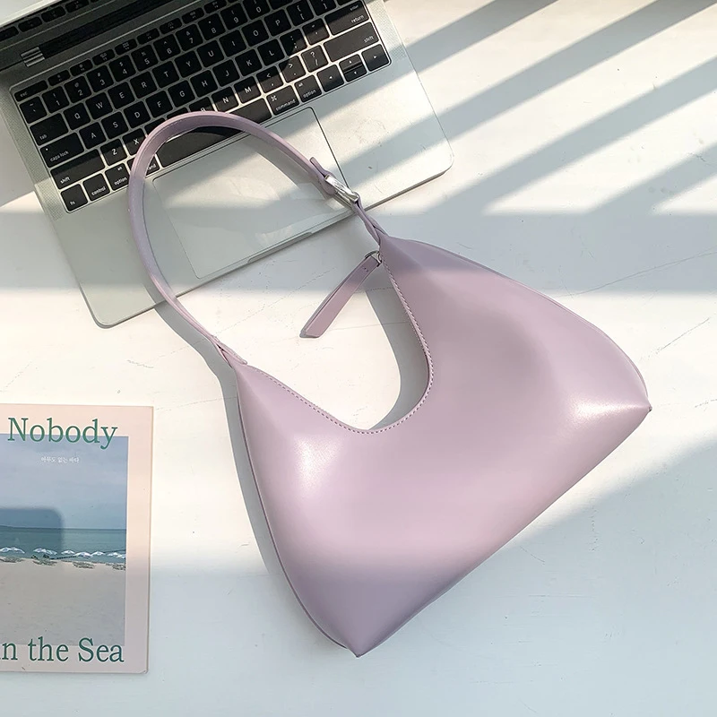 2023 Summer Pleated Handlebags For Women PU Cloud Bags Leisure Armpit Bag Shopping Shoulder Bags Dumpling Handbag Female