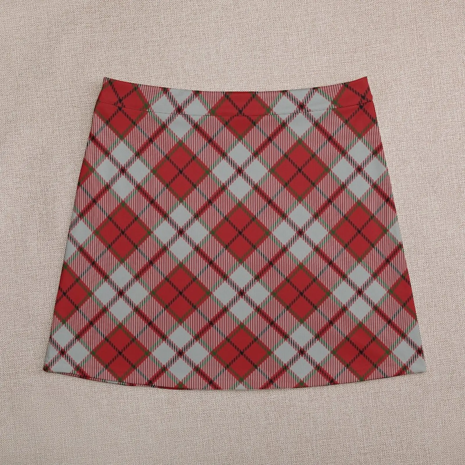 Cameron Hose Cross Tartan Pattern Mini Skirt night club women sexy skirt Summer dress