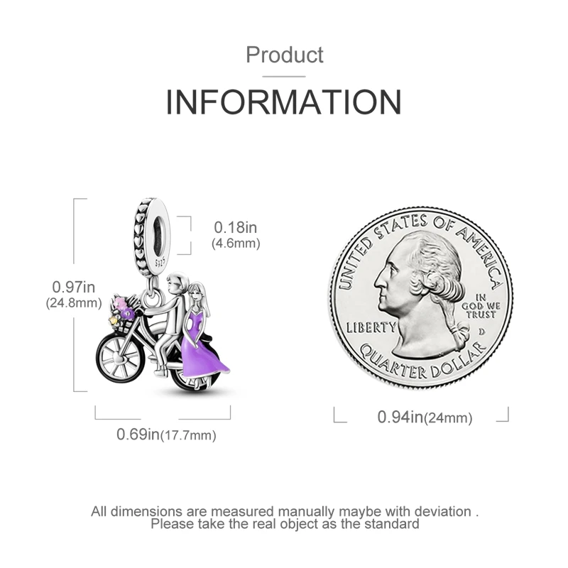 Sport-Anhänger aus 925 Silber, Laufendes Mädchen Charm-Perlen, Passend für Original-Marken-Armbänder und Halsketten, Schmuckherstellung – Detail 12