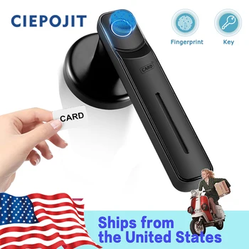 CIEPOJIT  Electronic lock Smart Lock  Fingerprint Lock unlock handle smart lock Smart Fingerprint Door Lock Keyless Entry 1