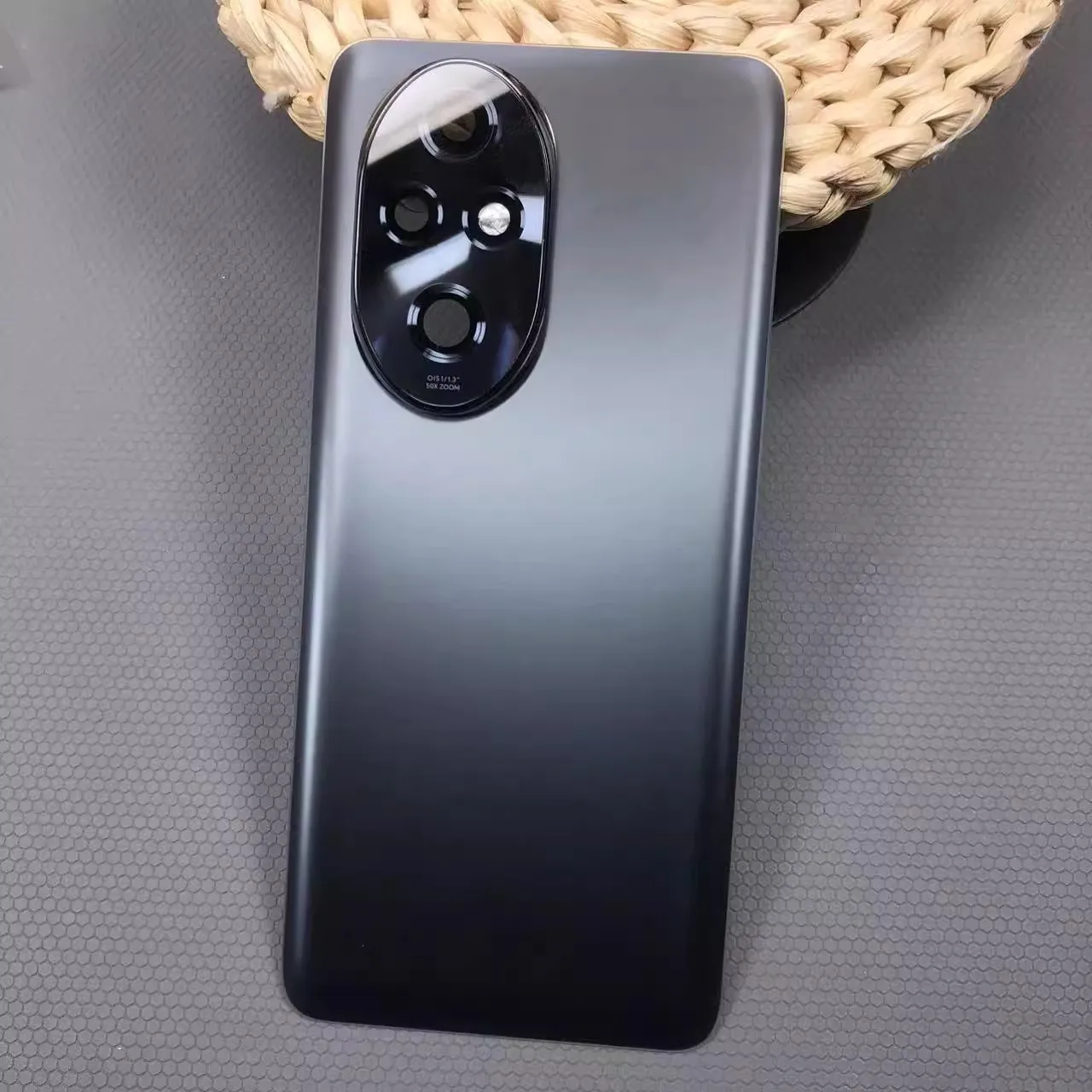 아너200프로 200Pro 배터리 백 커버, 아너 200 프로 후면 하우징 유리 케이스 교체, 휴대폰 수리 부품 + 카메라 렌즈