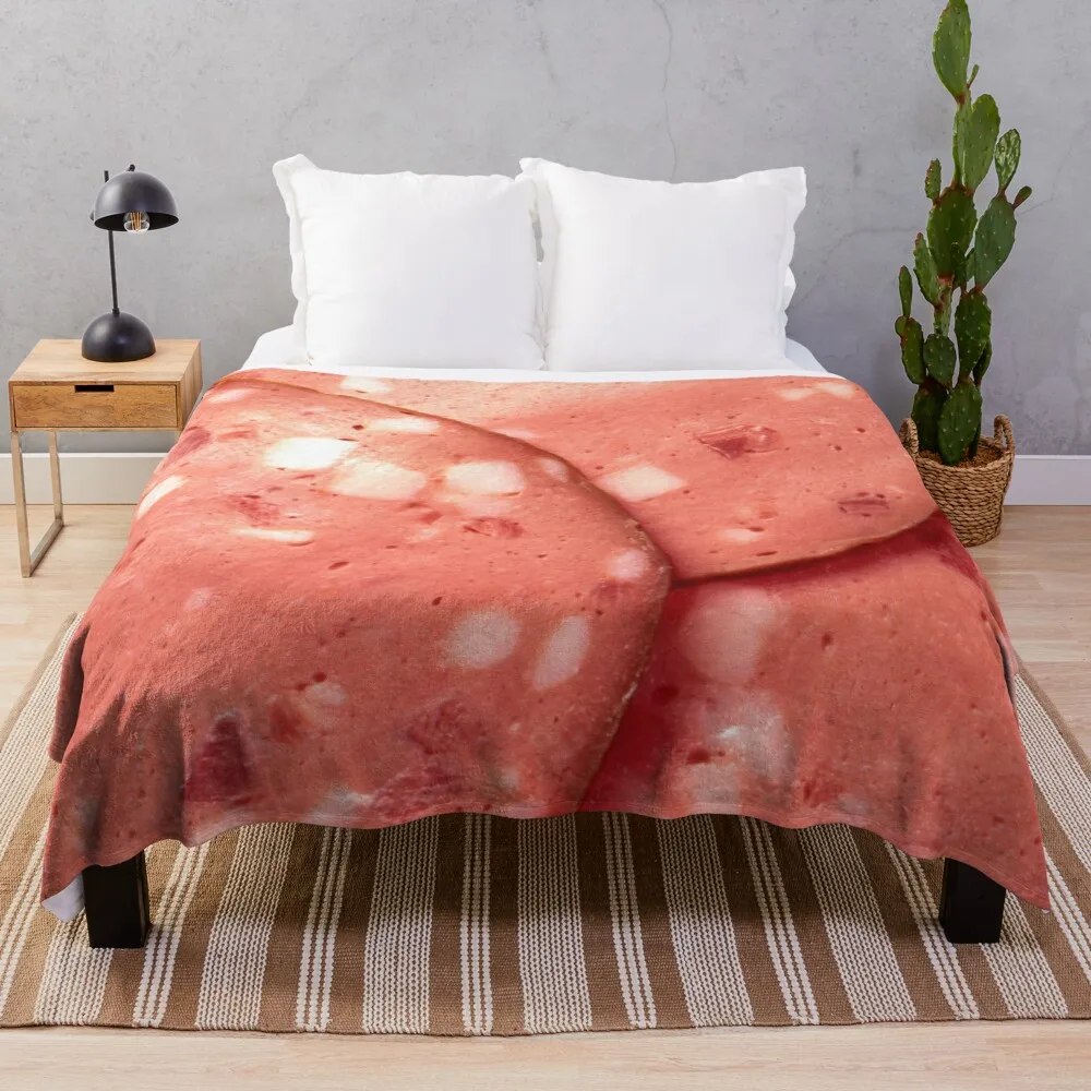 

Mortadella Throw Blanket Picnic Blanket Sofa Blanket Extra Large Throw Blanket