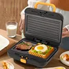 3 in 1 Breakfast Maker Electric Sandwich Maker Waffle Maker Steak Maker Perfect for Cooking Grilled Cheese Burger Steak 3